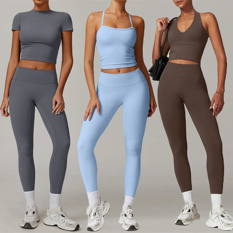 Estilloza Aura – Conjunto Fitness Feminino Elegante para Academia e Yoga