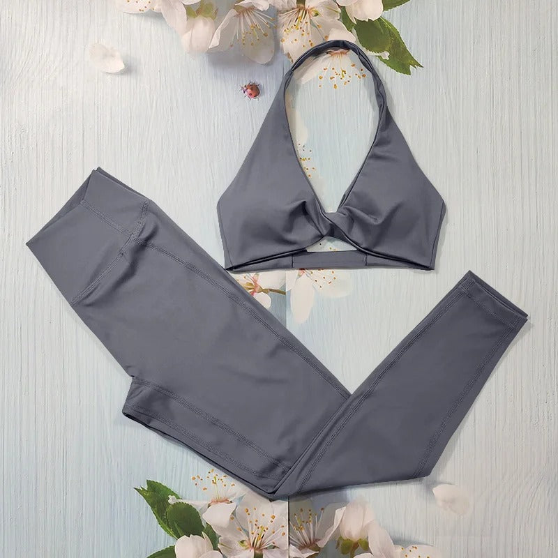 Estilloza Aura – Conjunto Fitness Feminino Elegante para Academia e Yoga