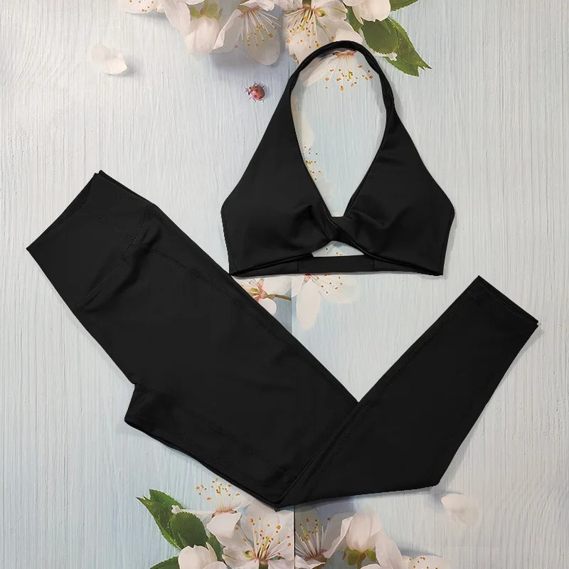 Estilloza Aura – Conjunto Fitness Feminino Elegante para Academia e Yoga