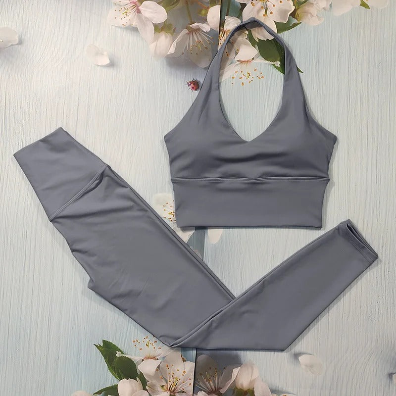 Estilloza Aura – Conjunto Fitness Feminino Elegante para Academia e Yoga
