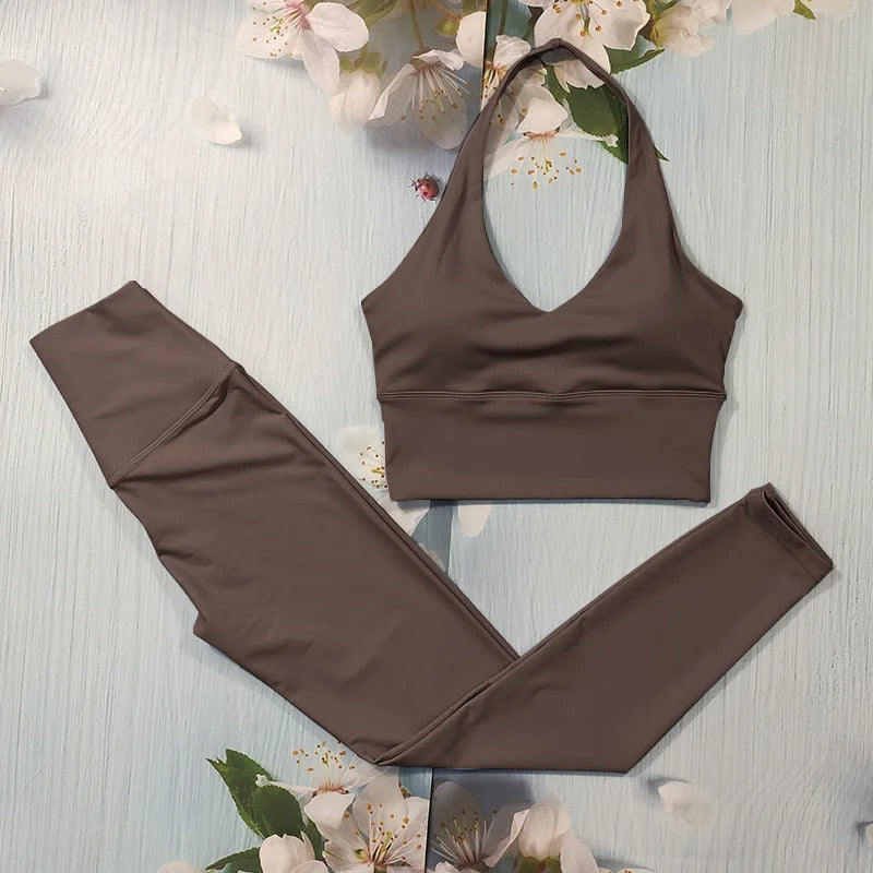 Estilloza Aura – Conjunto Fitness Feminino Elegante para Academia e Yoga