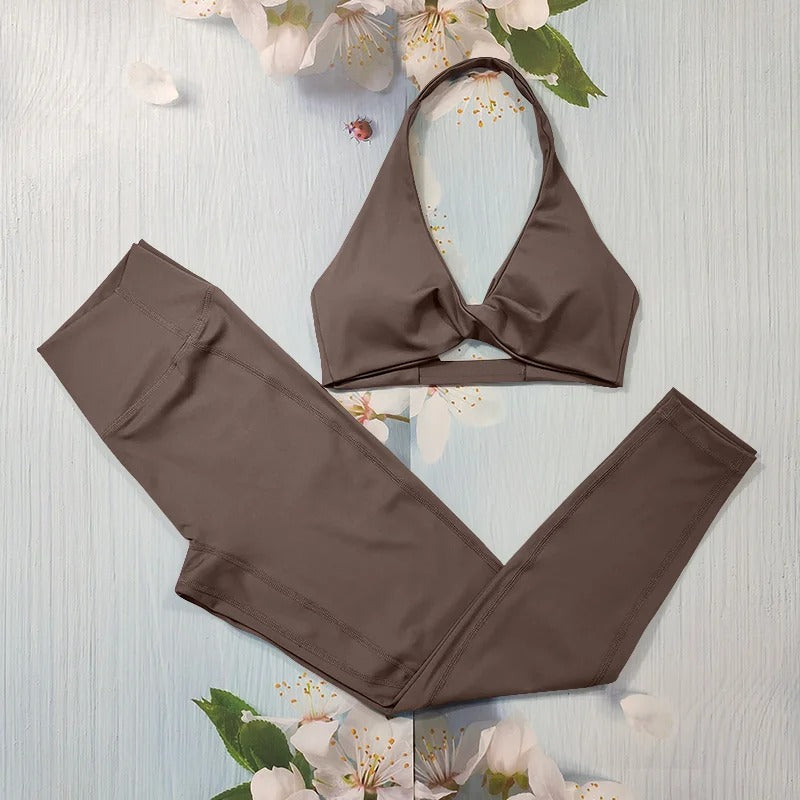 Estilloza Aura – Conjunto Fitness Feminino Elegante para Academia e Yoga